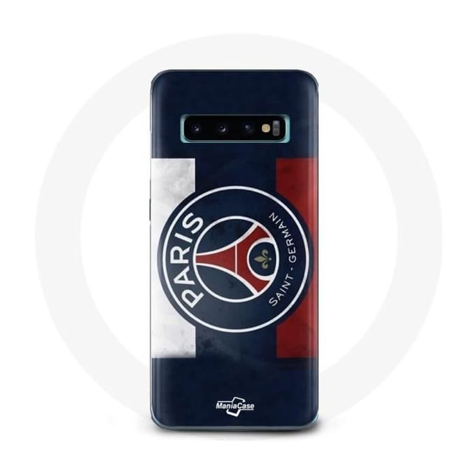 Coque - Paris Saint Germain - Samsung Galaxy S10 Plus - Souple - Logo PSG - Protection