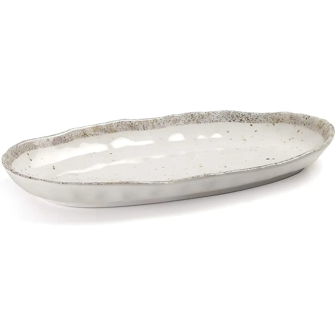 Ovale melamine schaal Lacor Earth 25,4x13x2,9 cm