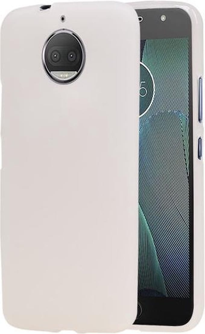 BestCases.nl Motorola Moto G5s Plus Design TPU back case hoesje Wit
