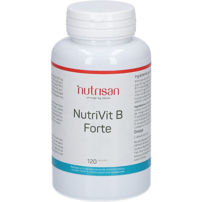 Nutrisan Nutrivit B Forte 100 + 20 Capsules GRATIS 100+20