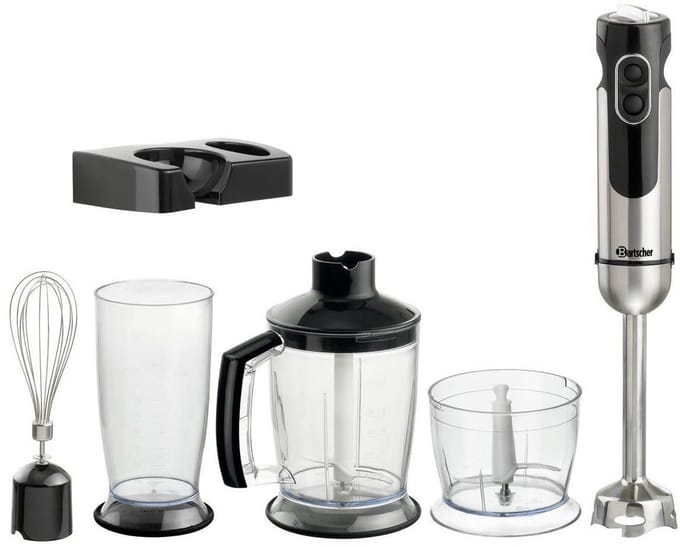 Staafmixer - Keukenmixer - Eten Bereiden - Multifunctioneel Gebruik - 41 cm - Zwart