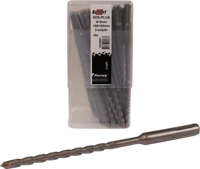 Kelfort HAMERBOOR SDS+ 6.0X100/160 - 50ST 2-SNIJDER