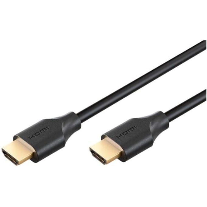Goobay Ultra96 HDMI-kabel, 16K/60 Hz, 96 Gbit/s, Cable Tag, Kabeltype: Ronde kabel, 2 m, zwart