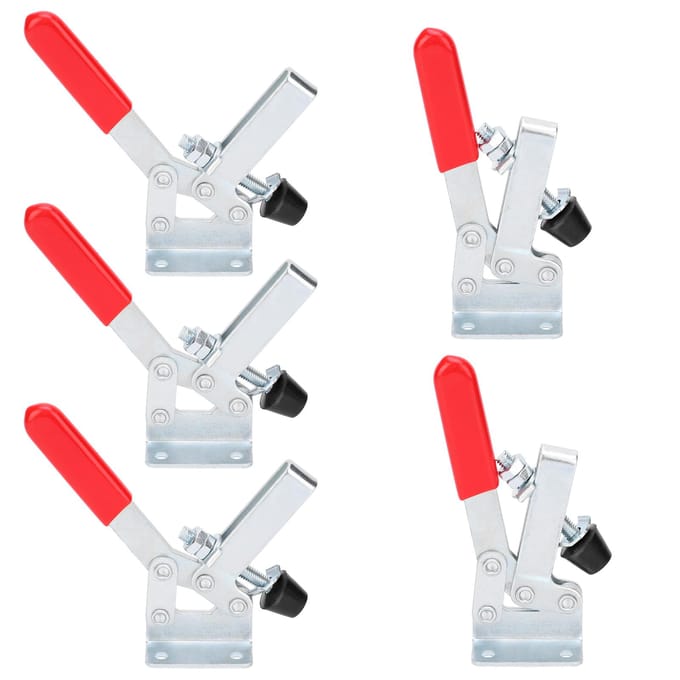 5 Stuks Snelklem voor Voertuigfabricage Lasbewerkingsgereedschap GH‑201‑C white