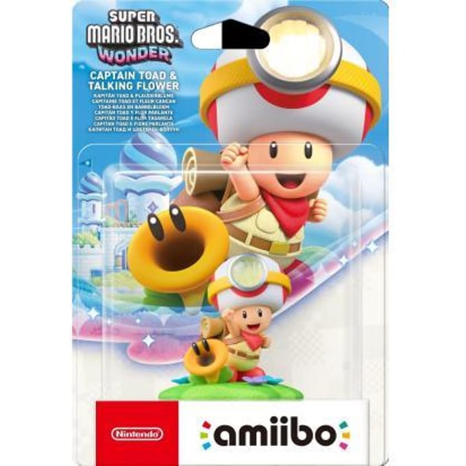 Amiibo Kapitein Toad & Babbelbloem - Super Mario Bros. Wonder - Nintendo Switch