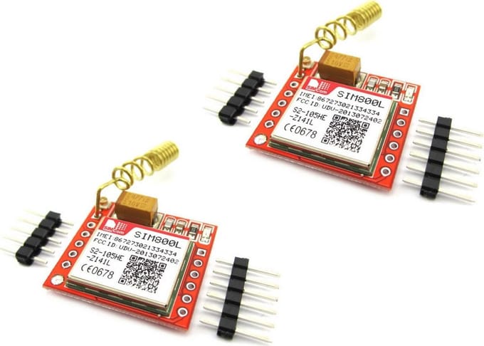 GSM GPRS Modules - Quadband Antenne Boards - IoT Projecten - Compact Ontwerp - 2.5x2.3cm