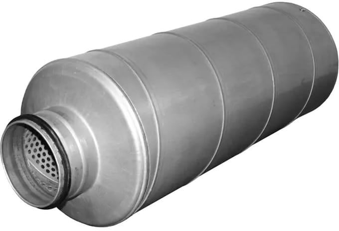 Econox Spiro-SAFE premium geluiddemper diameter 200 mm - lengte 900 mm (100 mm isolatie)