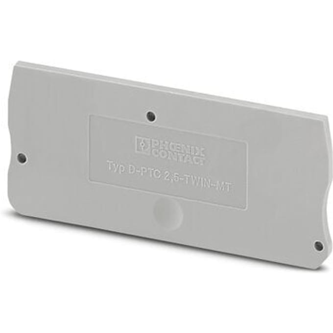 Phoenix Contact Eindafdekking D-PTC 2.5-TWIN-MT Grijs - 3270100 [50 Stuks]