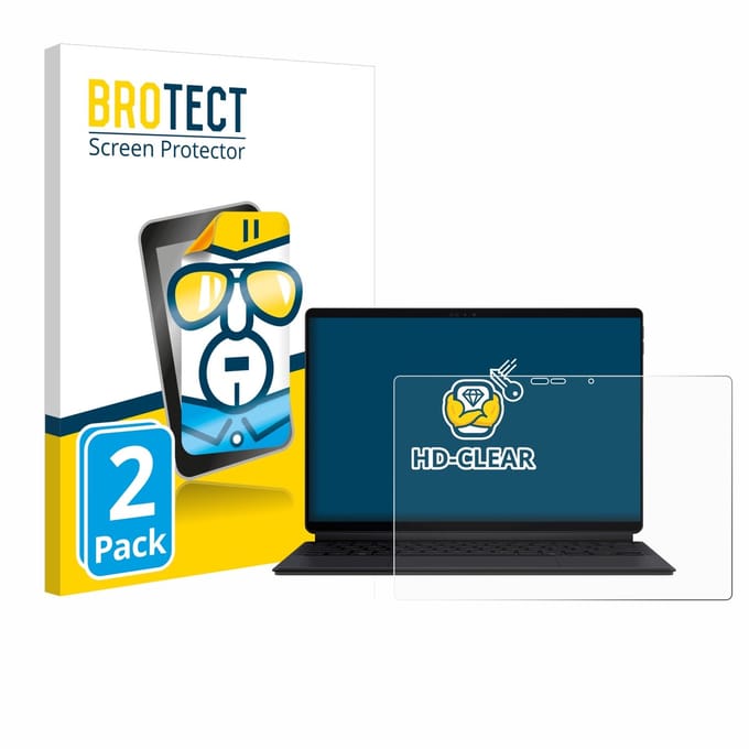BROTECT - Screenprotector voor ASUS ProArt PZ13 - Folie Beschermfolie transparant 2 Stuks