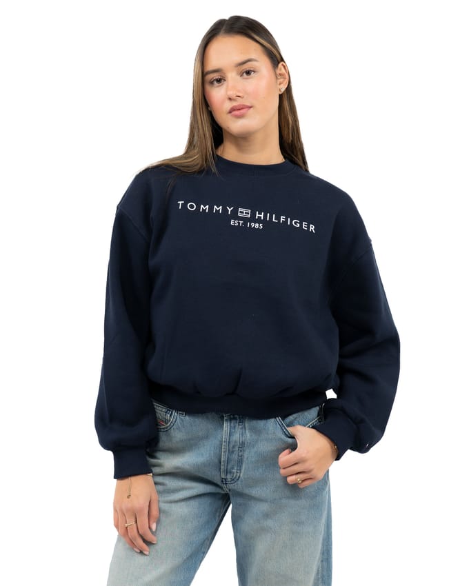 Tommy Hilfiger Corp Logo Modern Sweater Dames