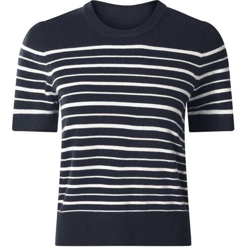 ESMARA Gebreide dames top (Marineblauw, M (40/42))