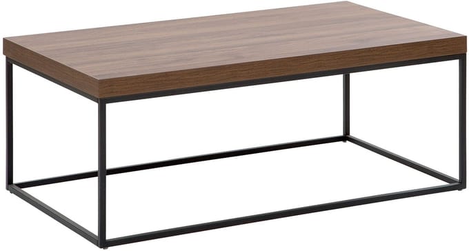 DELANO - Salontafel - Donkere houtkleur - MDF