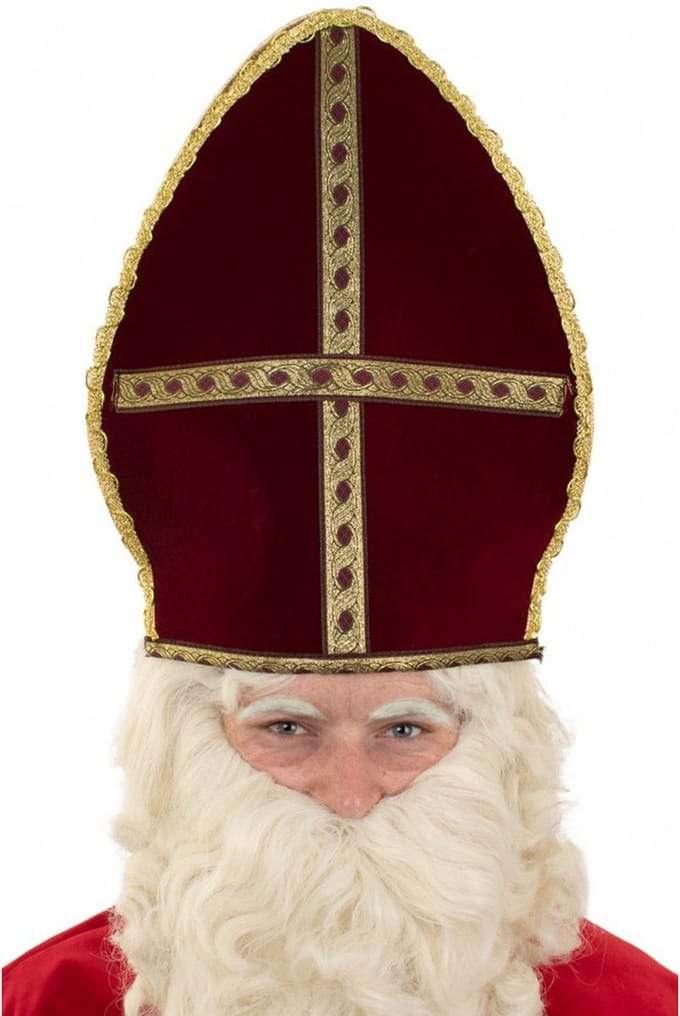 Sinterklaas Mijter stof voor volwassenen