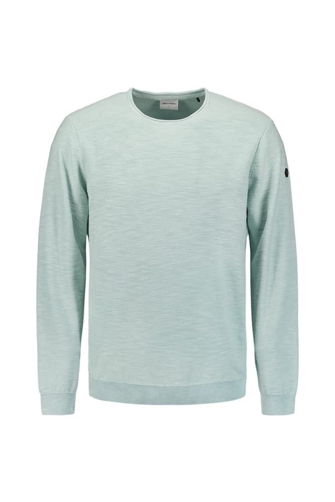 No Excess Pullover Crewneck Garment Dyed + Stone Washed Ice Maat: XXL | Sweaters Outlet | Heren