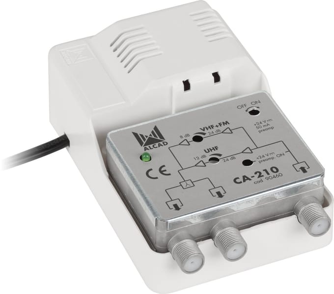 ALCAD CA-210 - Signaalversterker - 2 Uitgangen - 24V - IP20