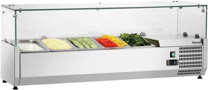 Koelopzetvitrine GL4-1201 - Bartscher 110270