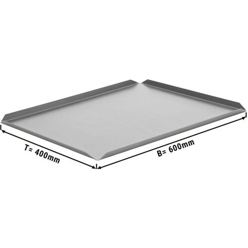GGM Gastro (5 stuks) Vitrineplateau - Aluminium - 600x400x10mm - zilver zilver