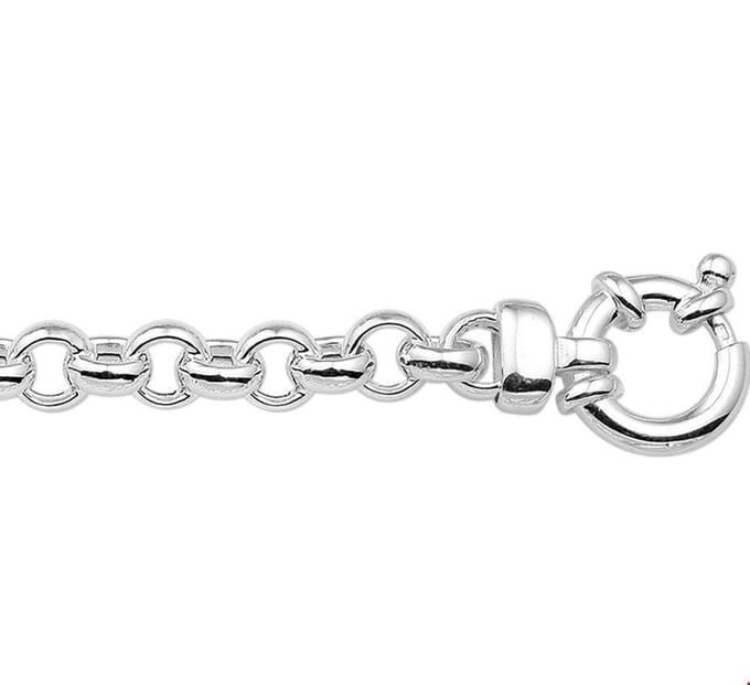 Zilveren Collier jasseron 5 1018698 45 cm