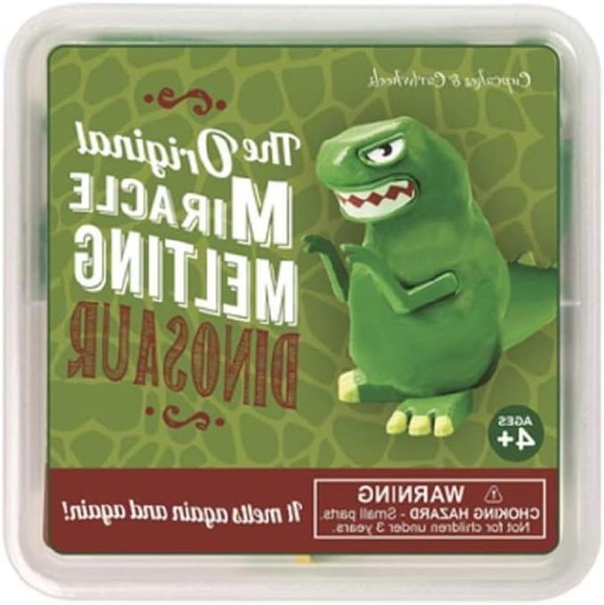 Smelt Dinosaurus - Kneedbaar Speelgoed - Creatief Spelen - Herbruikbaar Materiaal - 10.5 cm
