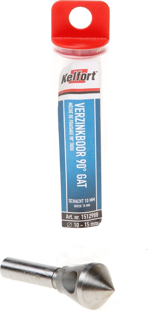 Kelfort Verzinkboor HSS vreesdiameter 16.5 x schachtdiameter 10mm