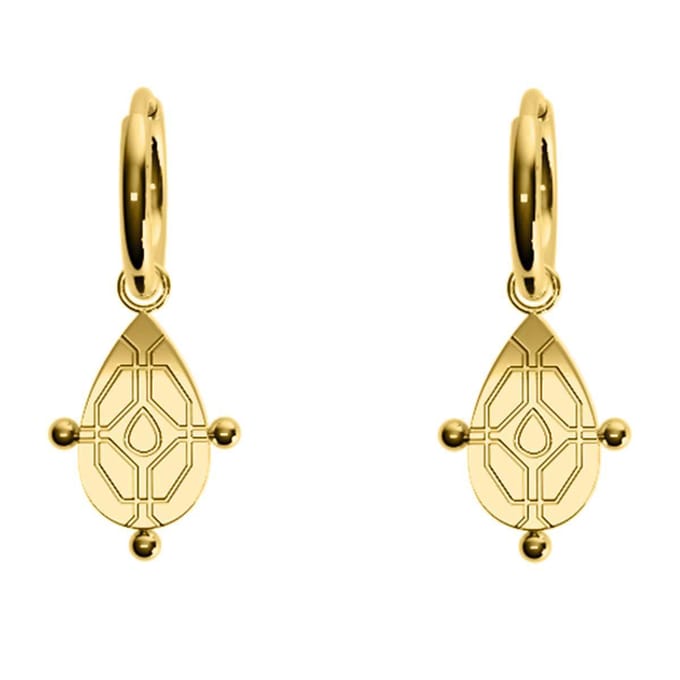 Victorious Oorbellen Dames Goud – druppel oorbellen – 2CM