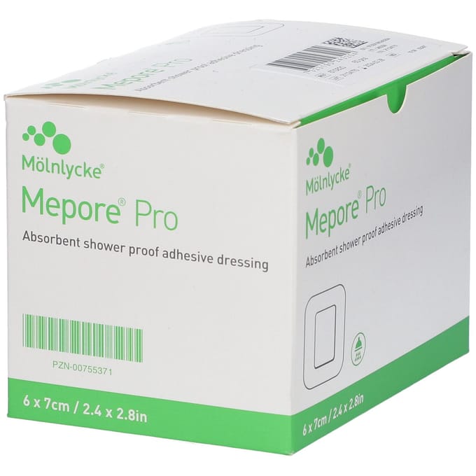 Mepore Pro chirurgische eilandpleister 6 x 7 cm 60 stuks