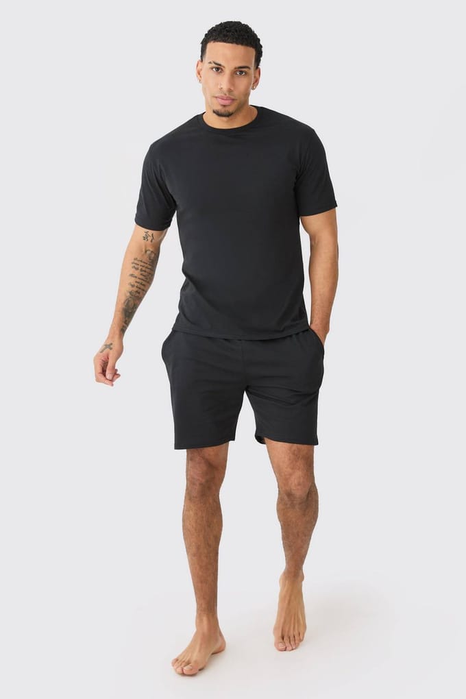 2 Pack T-shirt & Short Lounge Set | Size Small