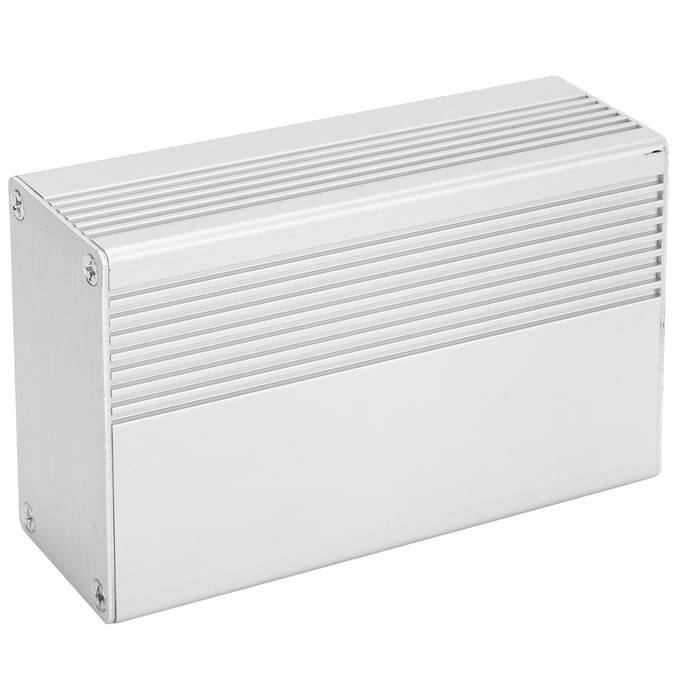 Boîtier en aluminium, boîtier de jonction intégré, boîtier de projet électronique, gris