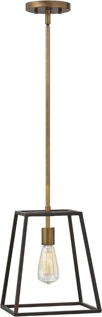 Hinkley LED Hanglamp Fulton | 1X E27 Max 60W | Dimbaar | Bronze and Brass