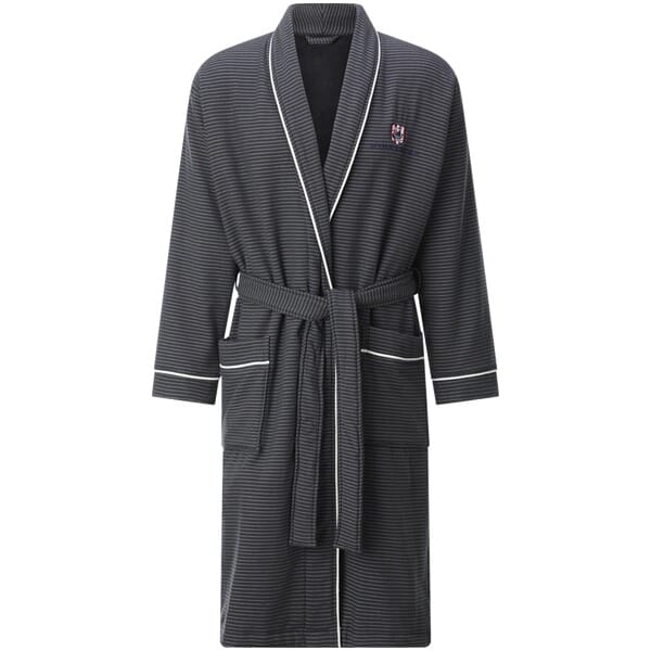 Jan Vanderstorm herren Badjas - 52/54 - donkergrijs - Plus Size