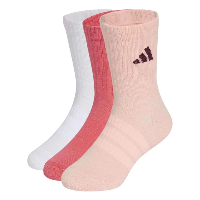 Kniehoge gewatteerde sokken baby adidas (x3)