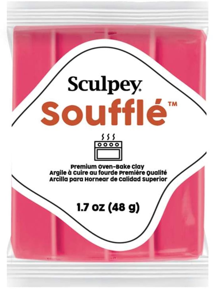 Klei Souffle magenta 48 gr - Sculpey