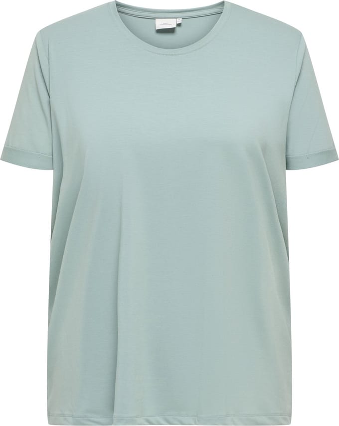 ONLY CARMAKOMA - CARMOSTER S/S FOLD UP TOP JRS NOOS - Dames - T-shirts