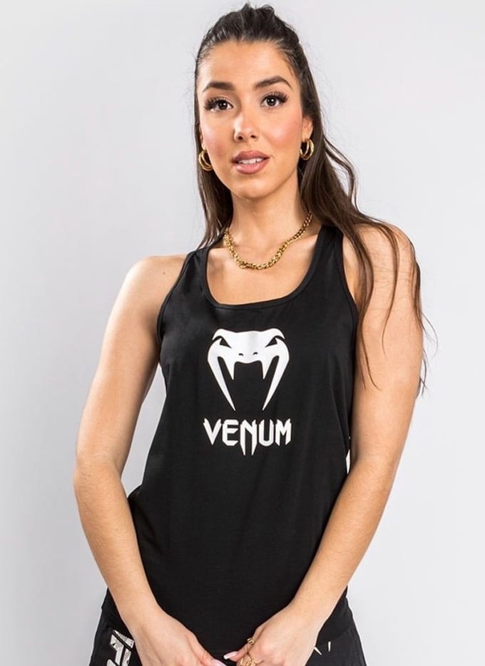 Venum CLASSIC Tanktop Dames Zwart Wit - L