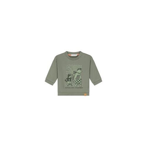 Prénatal baby sweater Leaf Gree 62 heren