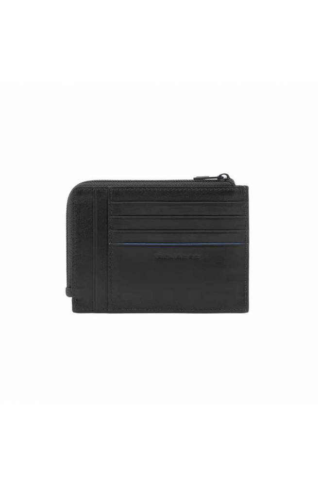 Geldvoorziening Piquadro B2 Revamp mannen zwart leer - PU1243B2VR-N