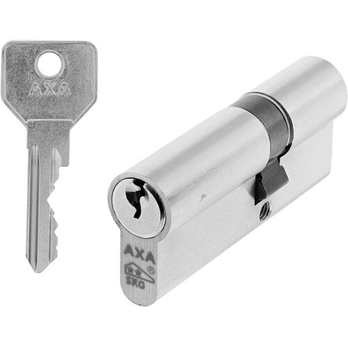 AXA Dubbel Veiligheidscilinder - Security - Cilinderslot - incl. 3 sleutels - SKG2 - Vernikkeld - 30/35 mm