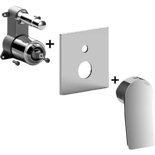 Steinkamp Value concealed bath shower mixer 60013CRST