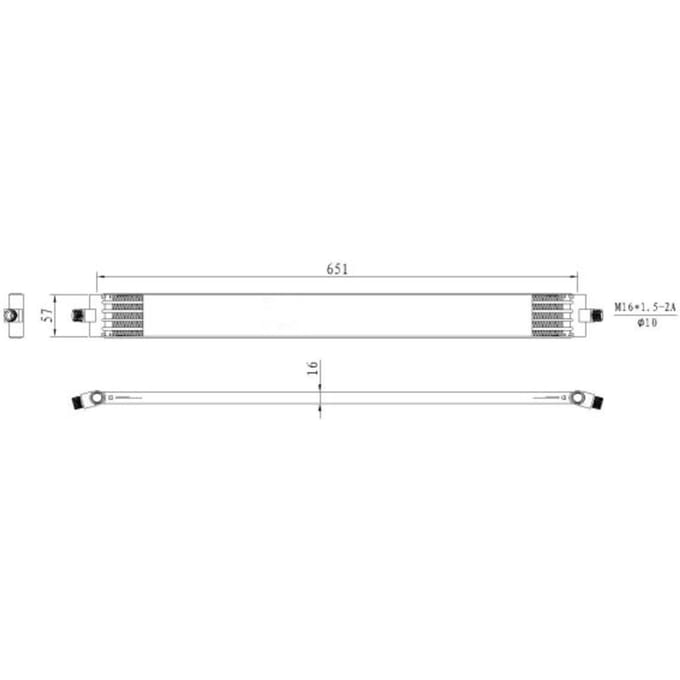 Olie radiator, automatische versnellingsbak NRF 31813