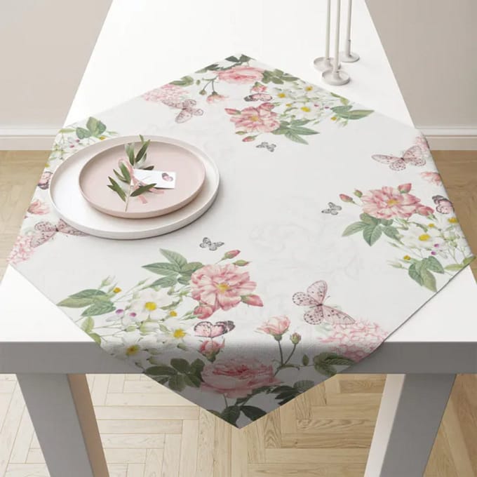 Ambiente - Tafelkleed 90x90cm - Amelia white