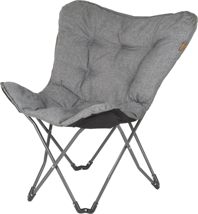 Bo-Camp - Urban Outdoor - Vlinderstoel - Redbridge - M - Oxford polyester - Grijs
