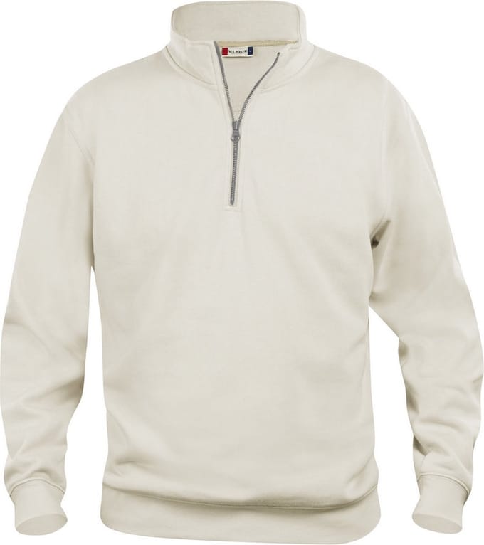 Clique Basic Half Zip 021033 - Licht khaki - XXL