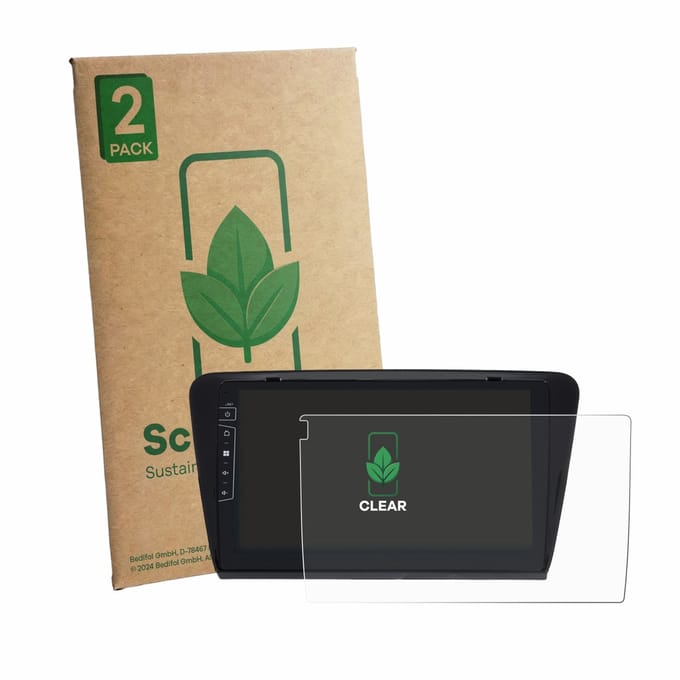 2 Stuks Screenprotector voor Dynavin D9-7 Premium Flex - Hoogwaardige Beschermfolie transparant