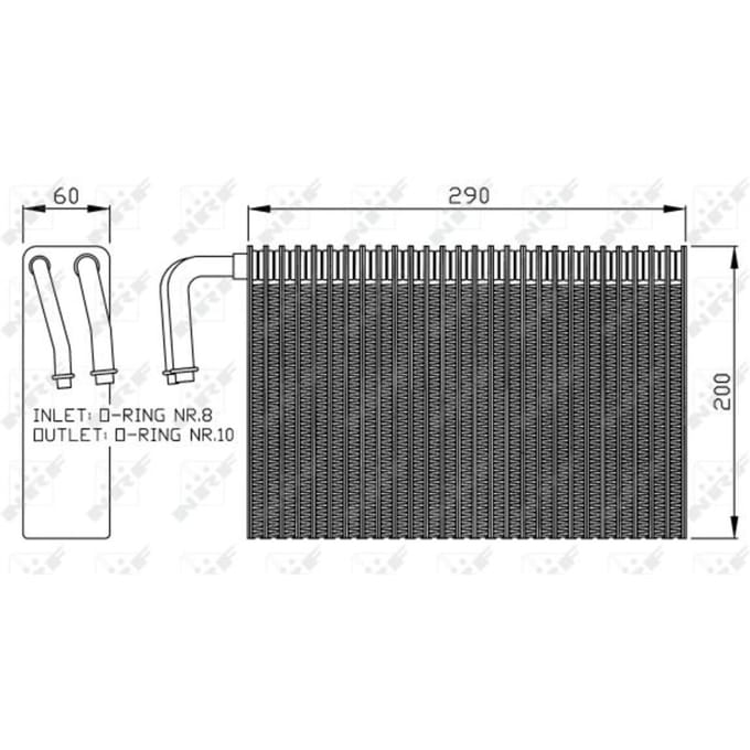Verdamper, airconditioning NRF 36146