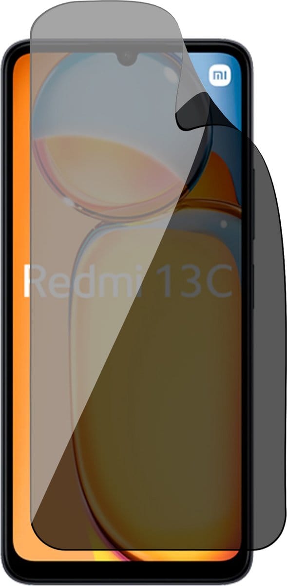 Privacy Screenprotector geschikt voor Xiaomi Redmi 13C 4G - 1x FlexGuard Screen Protector