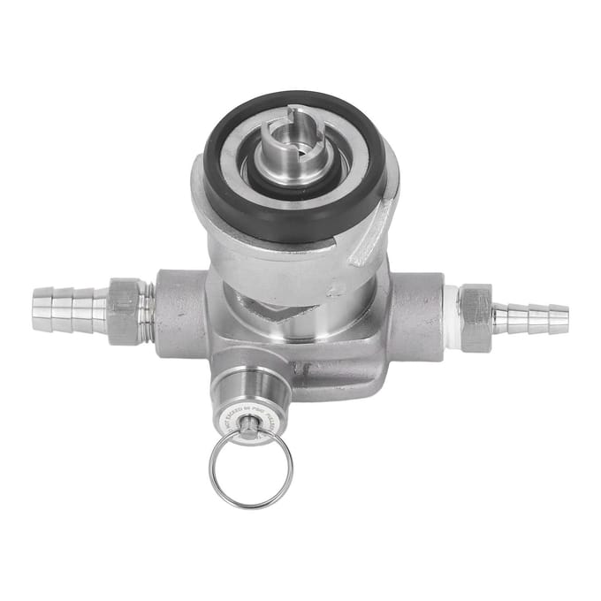 S Systeem Fustkoppeling RVS S Type Bierdispenser Fustkoppeling met Veiligheidsdrukontluchting L gray