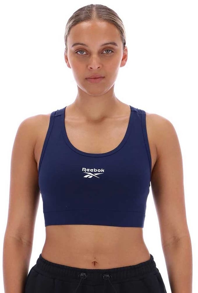 Reebok Classics Piper Scoop Small Logo Sportbeha Blauw XS / Regular Vrouw