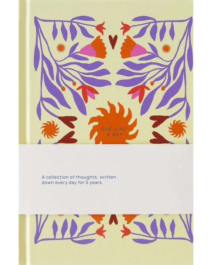 A-Journal - One Line a Day dagboek - 5 jaar - cirkel