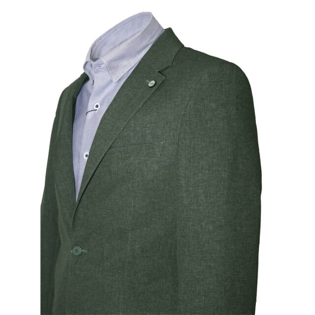 Carter & Davis - Casual colbert - Heren - 58 - Olijf - Polyester - 2628-9432