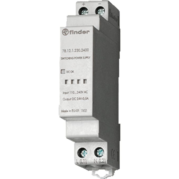 Finder 78.12.1.230.2400 DIN-rail netvoeding 24 V/DC 0.63 A 12 W Inhoud 1 stuk(s)
